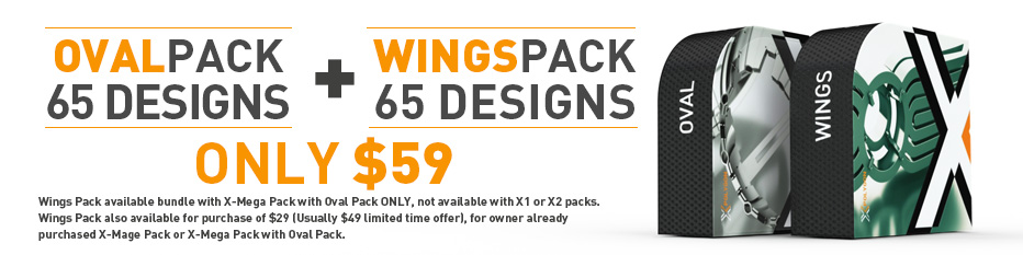 oval+wings pack